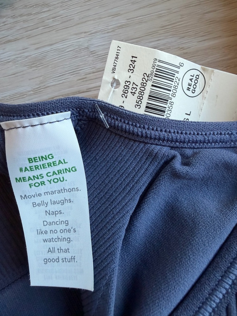 American Eagle Aerie women’s ribbed sports bra size large - Picture 4 of 4